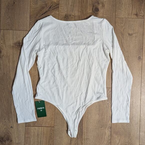 NWT Halara Square Neck Bodysuit Size Large - Picture 6 of 8